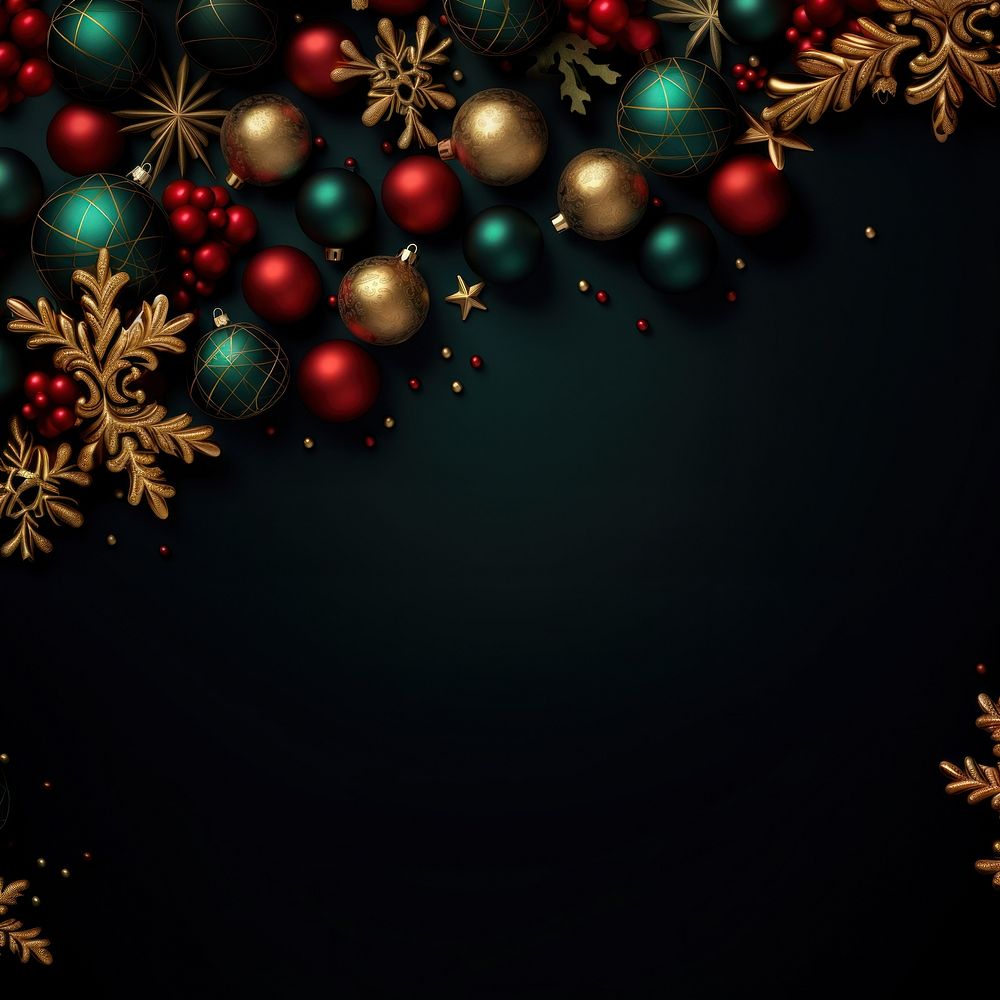 Christmas backgrounds decoration pattern. AI generated Image by rawpixel.