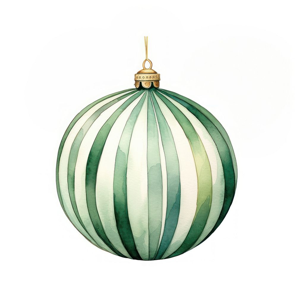 A christmas ball shape green celebration. AI generated Image by rawpixel.