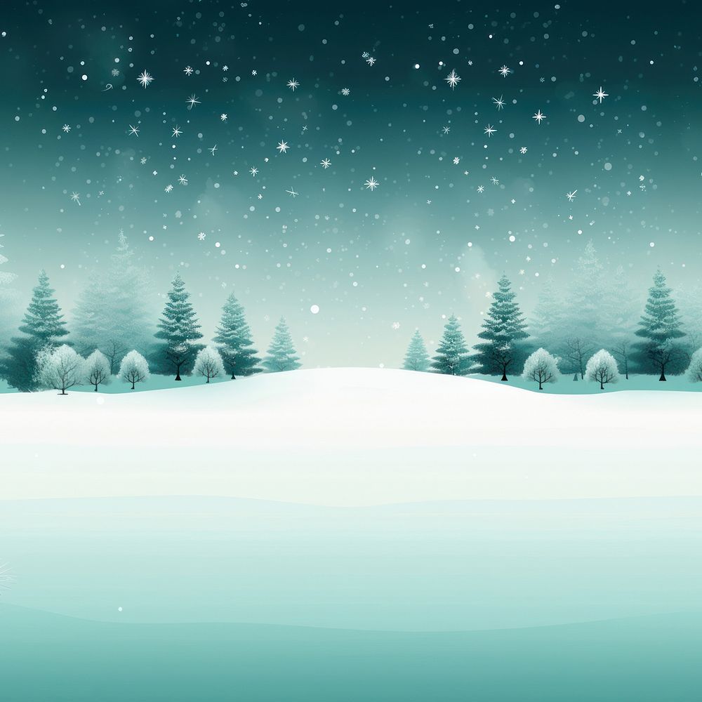 Snow landscape christmas outdoors. AI generated Image by rawpixel.
