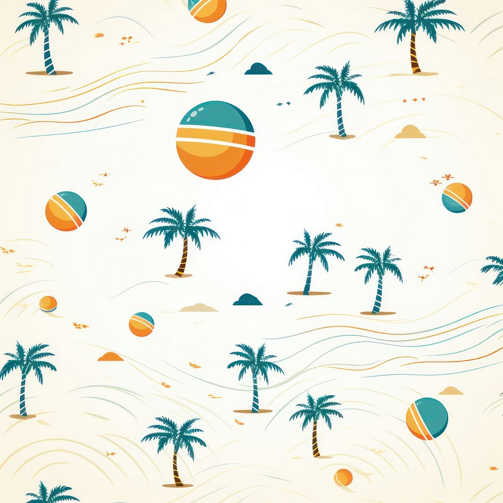 Beach ball backgrounds outdoors pattern. AI generated Image by rawpixel.