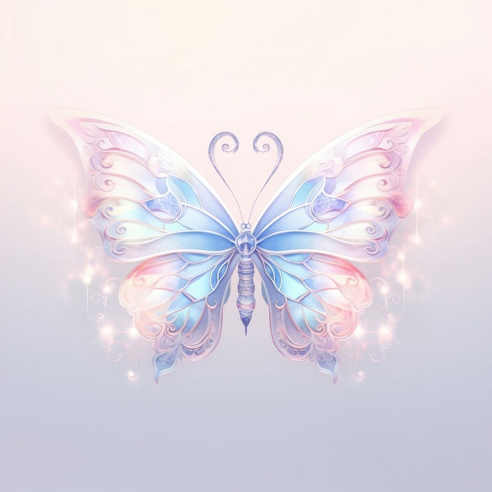 Butterfly art accessories creativity. AI generated Image by rawpixel.