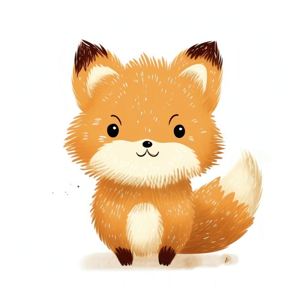 Fox animal mammal cute. AI generated Image by rawpixel.