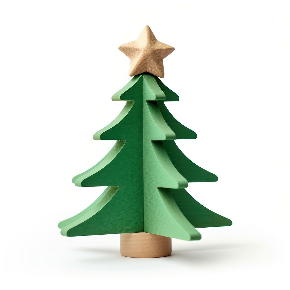 Christmas shape green tree. AI generated Image by rawpixel.