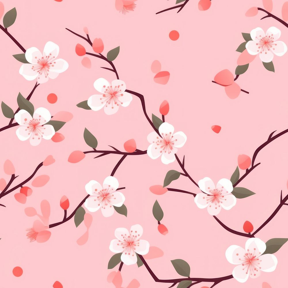 Sakura flower backgrounds  blossom. AI generated Image by rawpixel.
