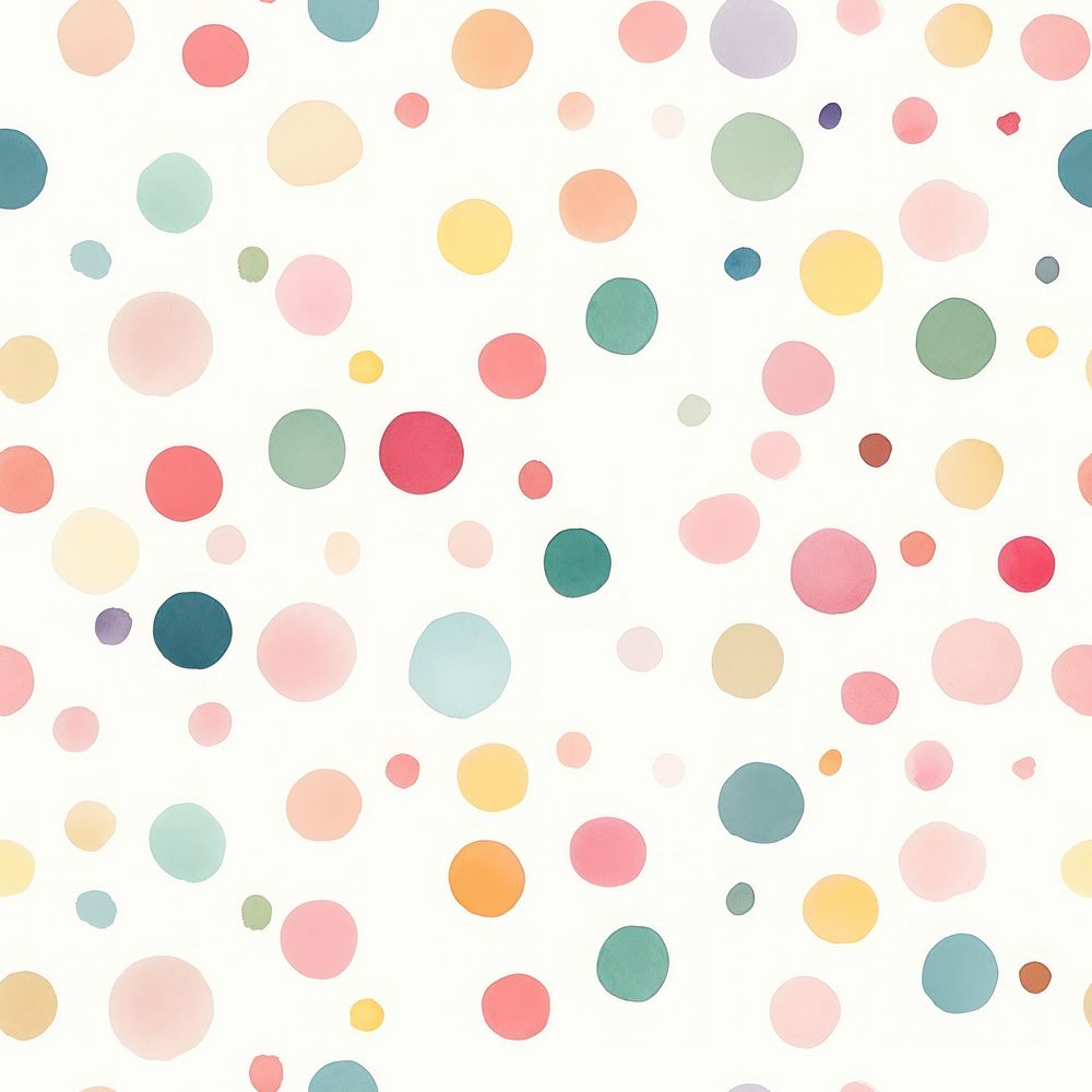Polka dot pastel pattern backgrounds defocused. 