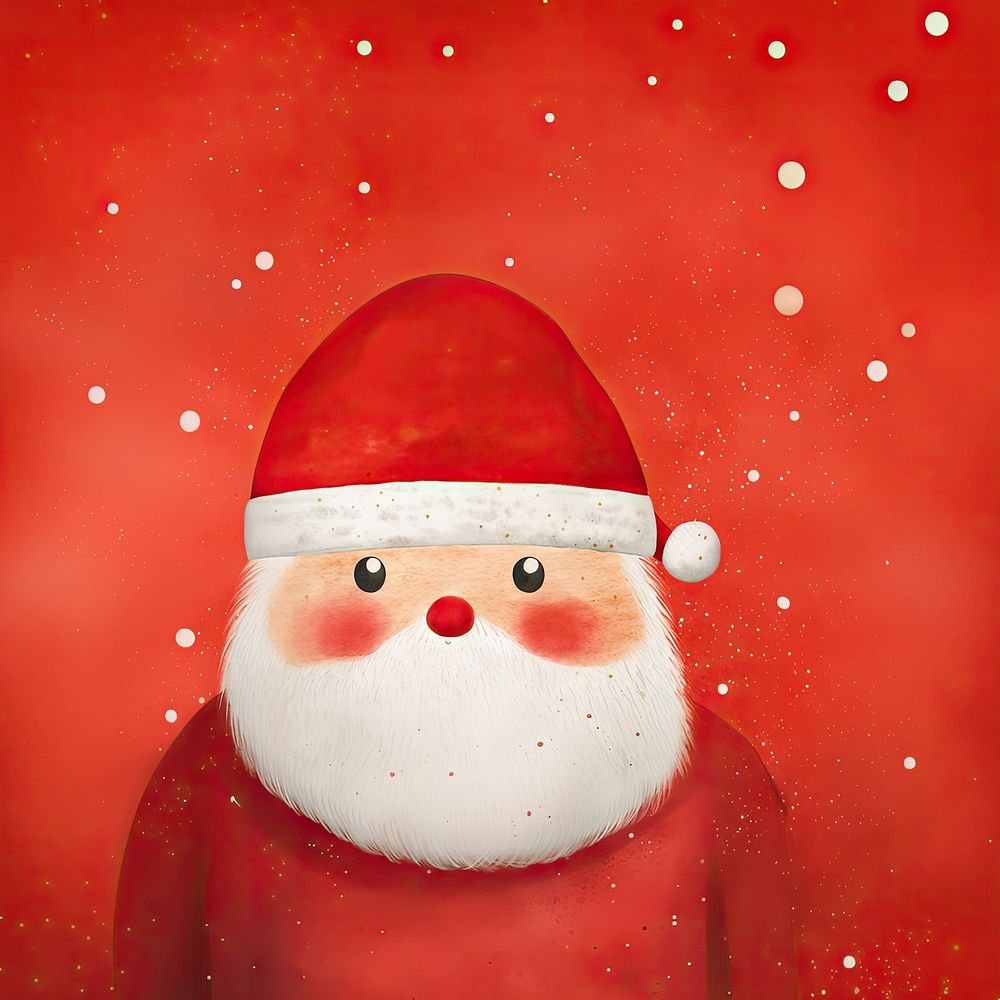Santa claus snowman winter anthropomorphic. AI generated Image by rawpixel.