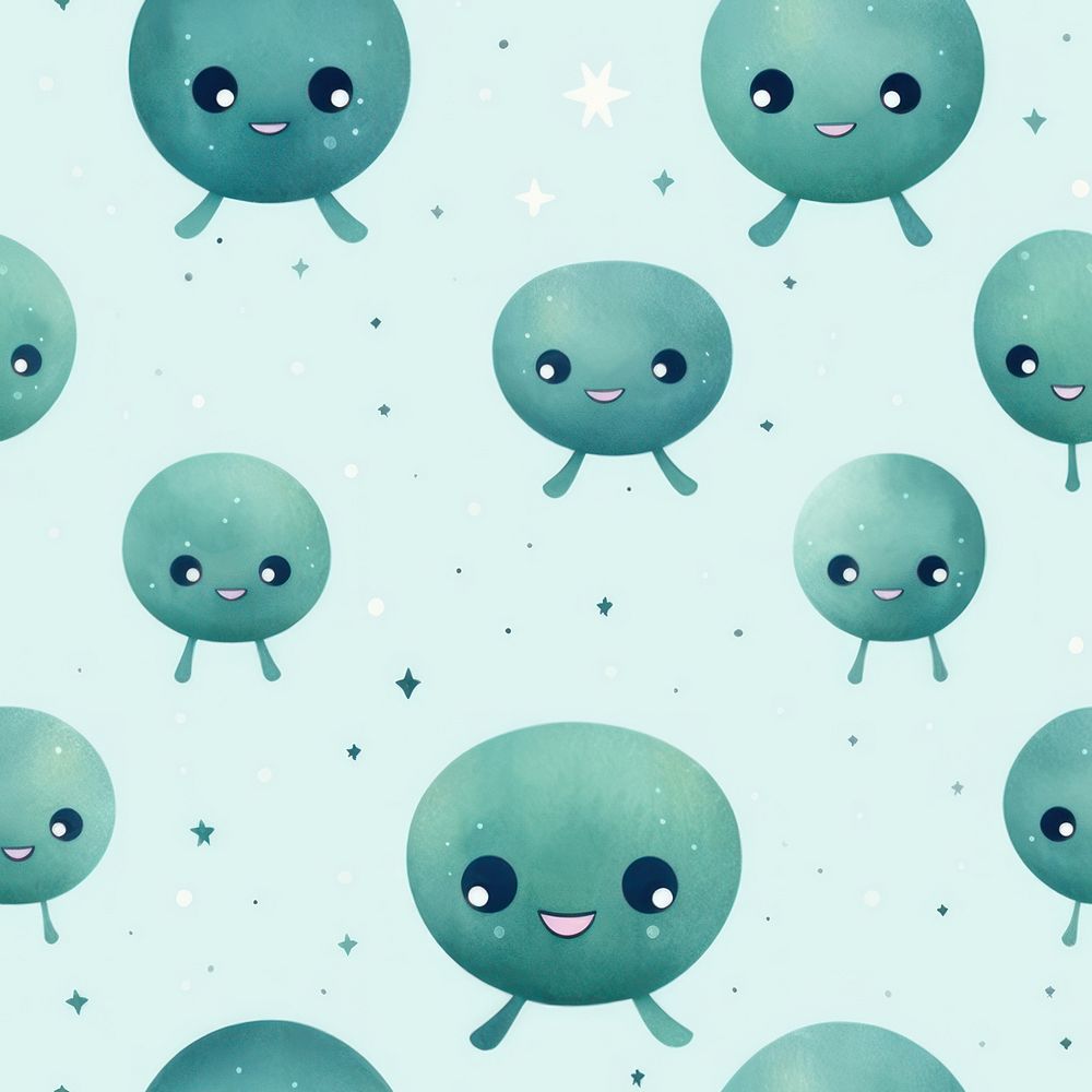 Aliens pattern backgrounds animal. AI generated Image by rawpixel.