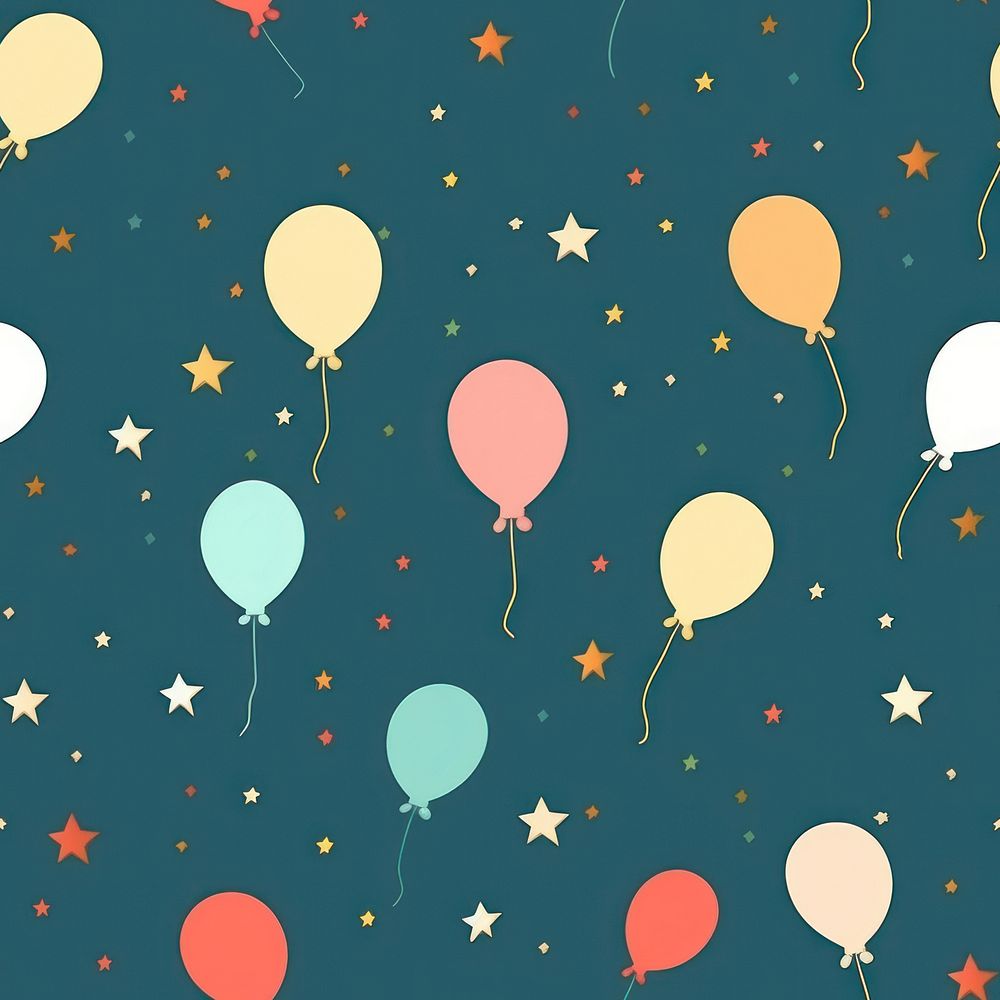 Birthday pattern backgrounds confetti. AI generated Image by rawpixel.