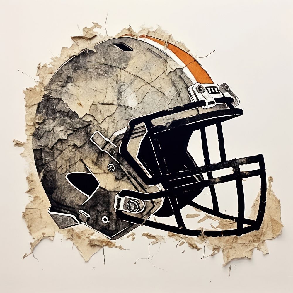 Football competition stadium helmet football sports protection. AI generated Image by rawpixel.