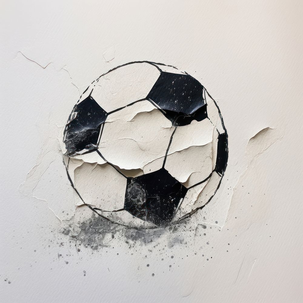 Football sports creativity drawing. AI generated Image by rawpixel.