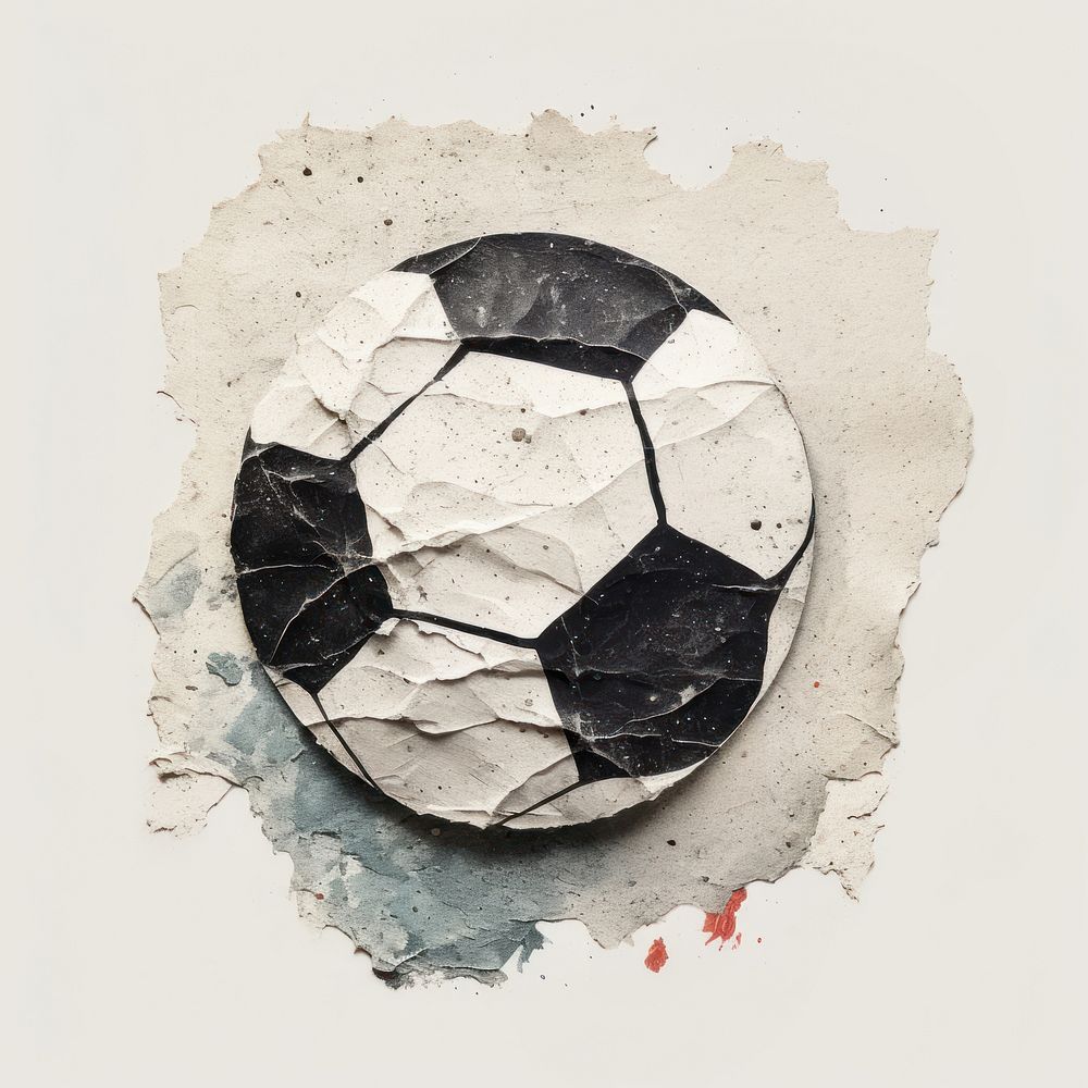 Football sports paper creativity. AI generated Image by rawpixel.