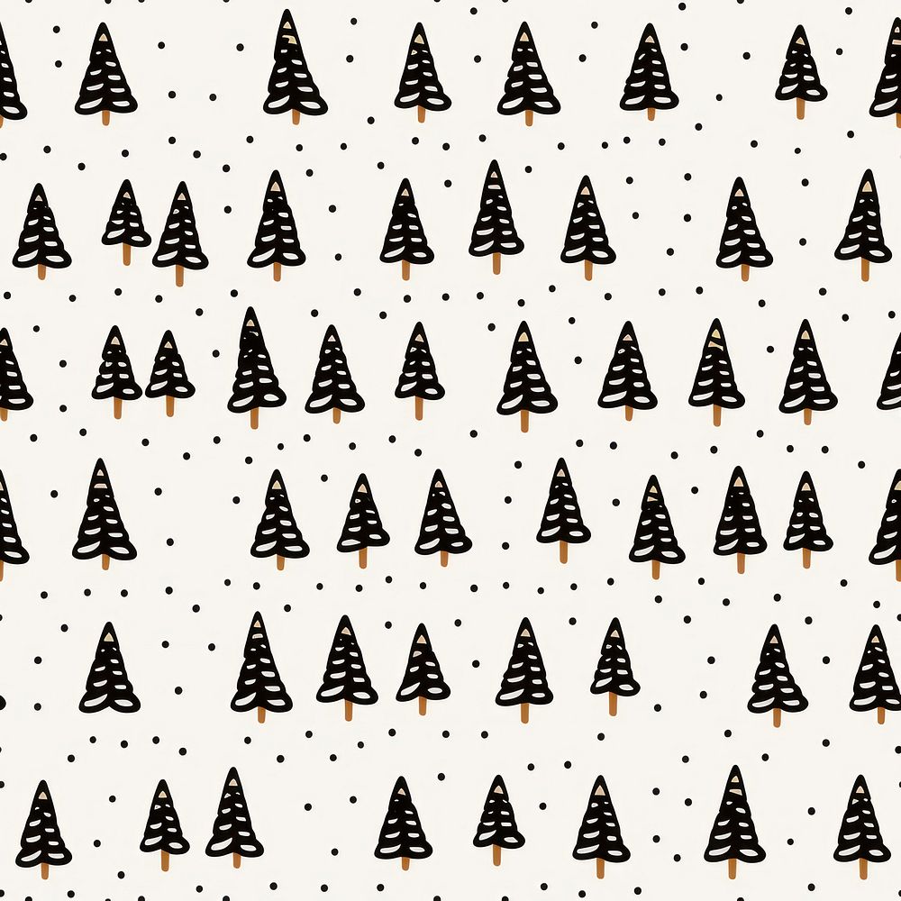 Christmas tree pattern backgrounds line. 