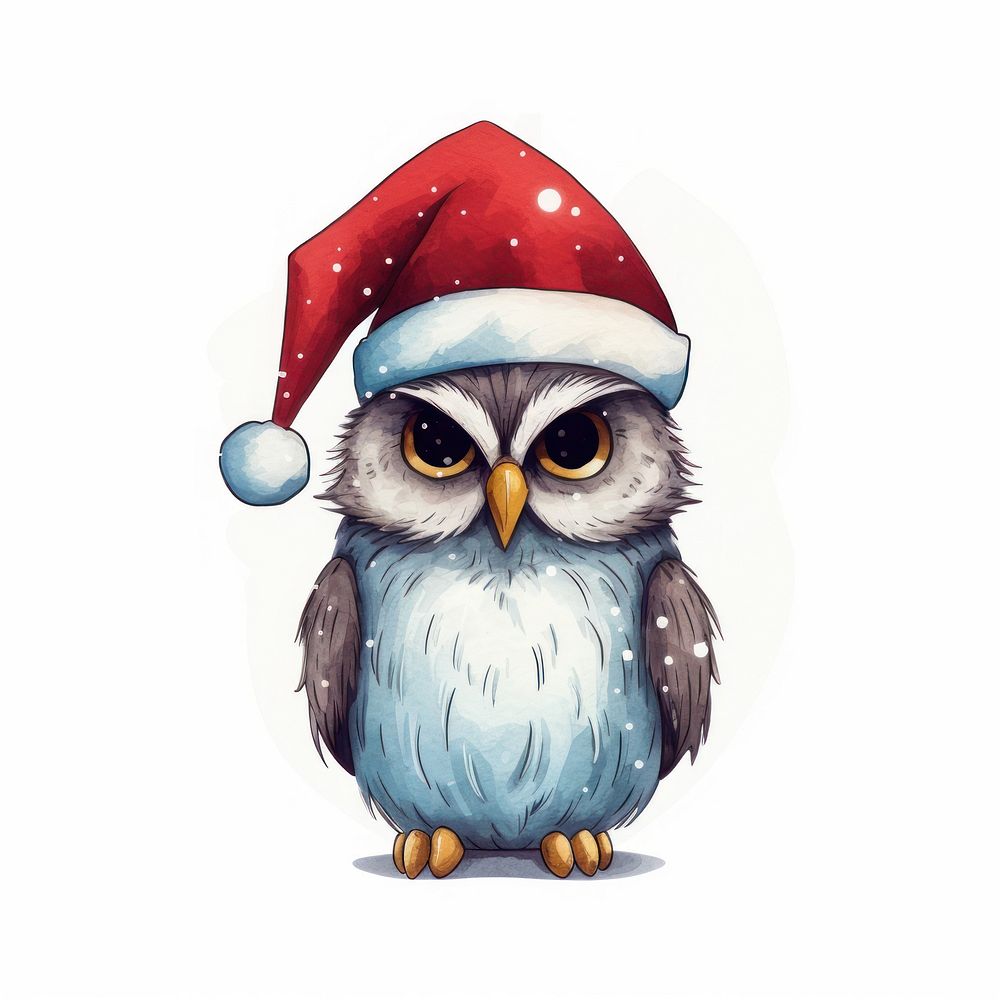 Christmas drawing animal sketch. AI generated Image by rawpixel.