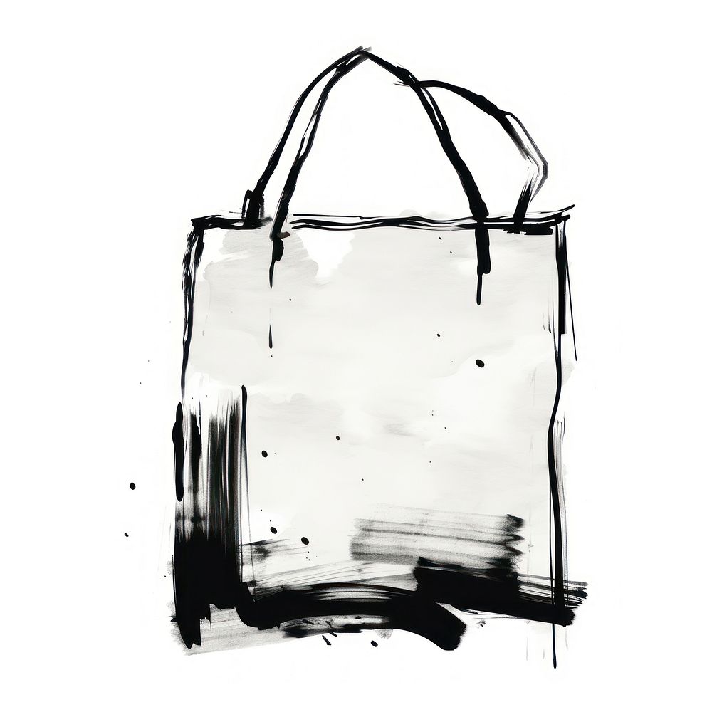Bag handbag black white. AI generated Image by rawpixel.