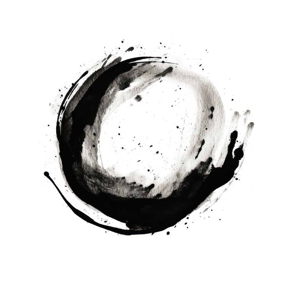 Coffee cap ink white background splattered. AI generated Image by rawpixel.