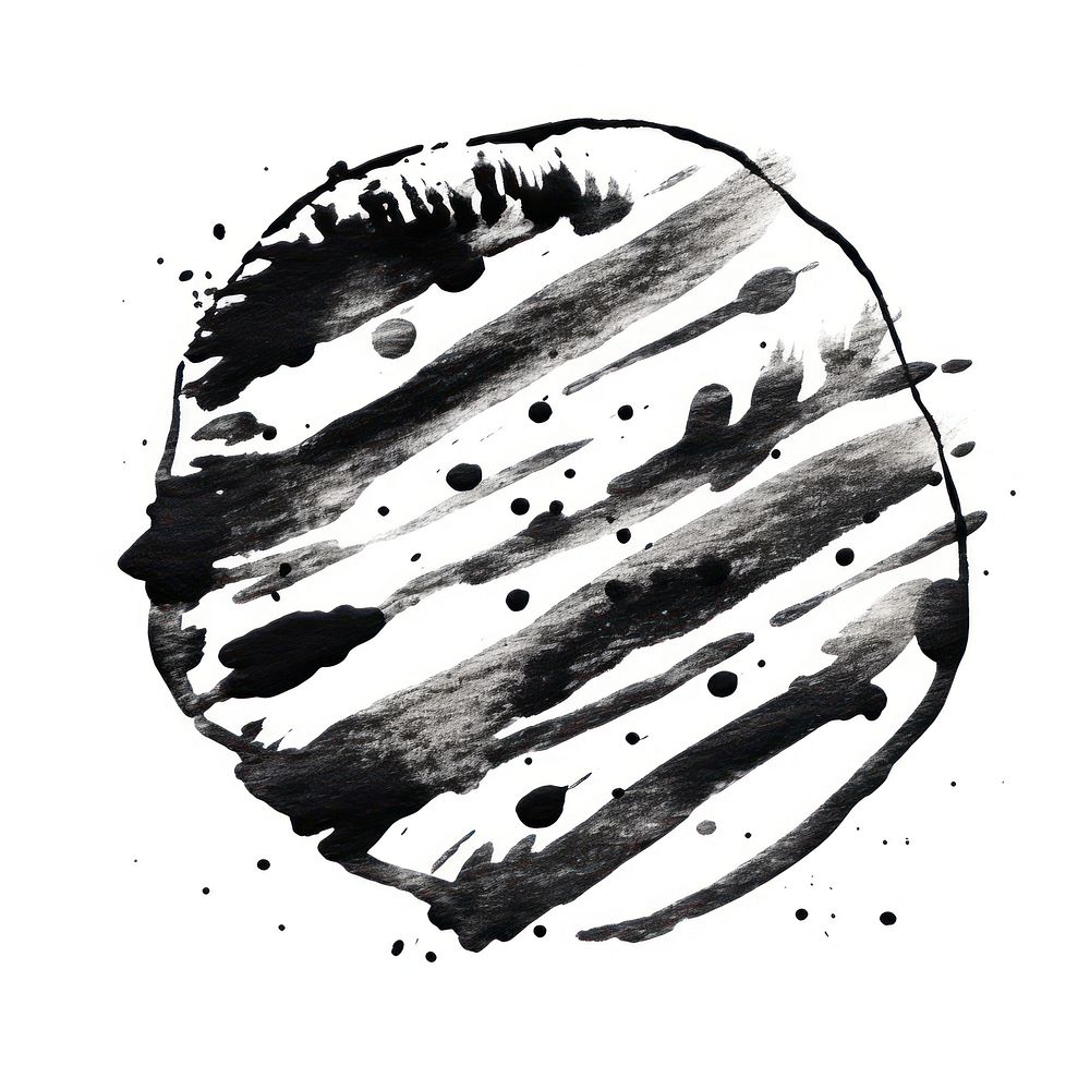Cookie drawing sketch black. AI generated Image by rawpixel.