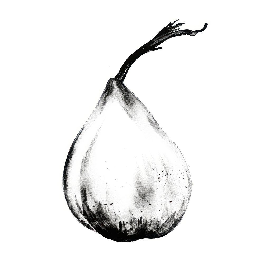Fruit vegetable drawing garlic. AI generated Image by rawpixel.