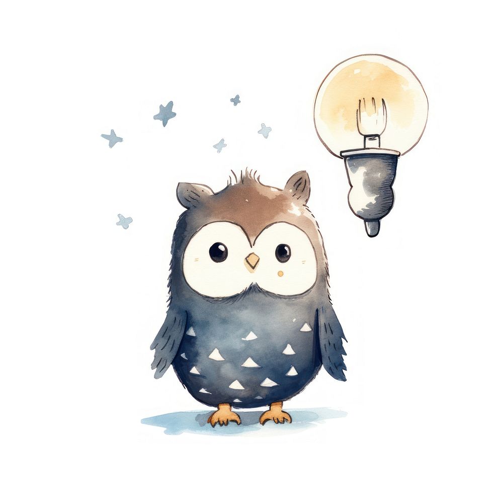 Owl animal creativity nature. AI generated Image by rawpixel.