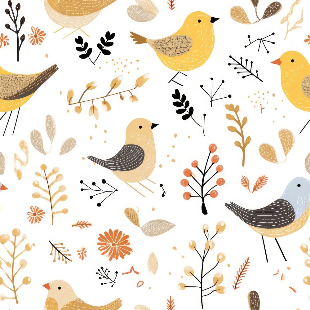 Bird pattern animal backgrounds. 