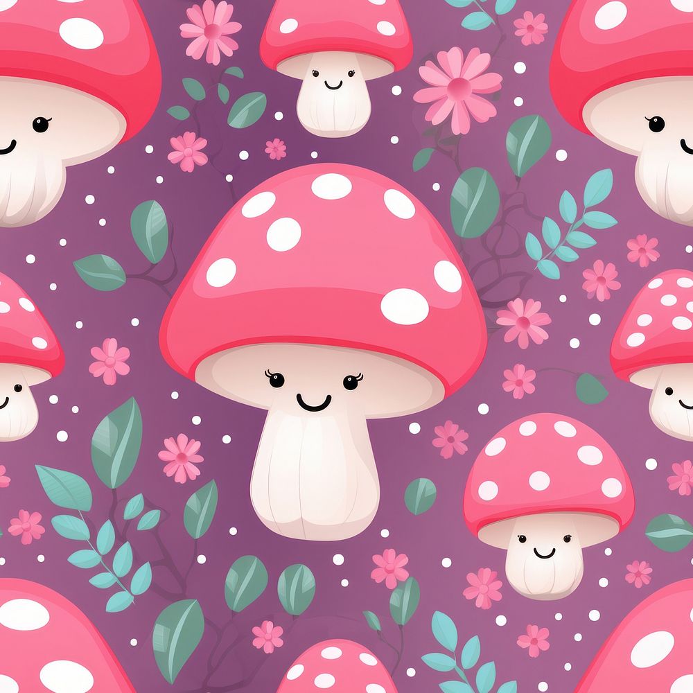 Mushroom pattern nature plant. .