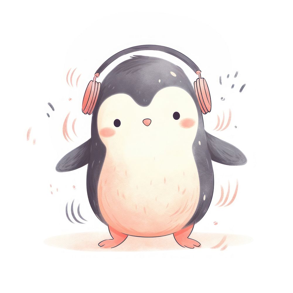 Penguin sing animal bird outdoors. AI generated Image by rawpixel.