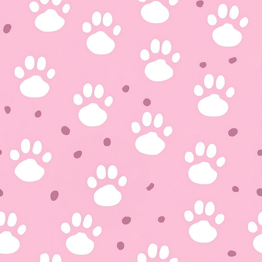 Dog paw pattern backgrounds carnivora | Premium Photo Illustration ...