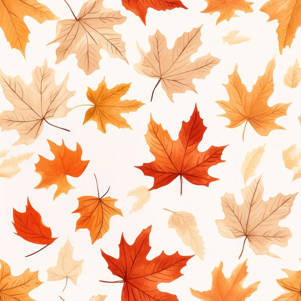 Maple leaf pattern plant tree. AI generated Image by rawpixel.