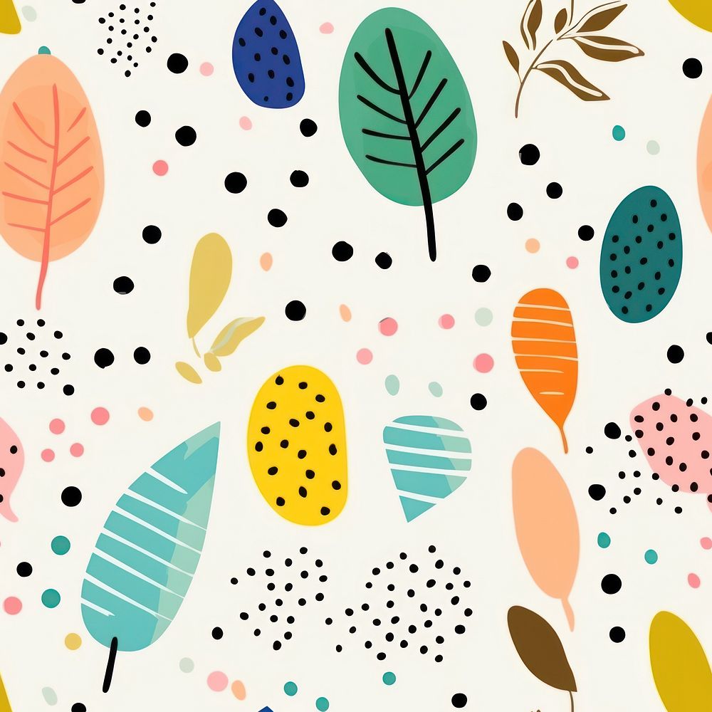 Leaf pattern paper backgrounds. AI generated Image by rawpixel.