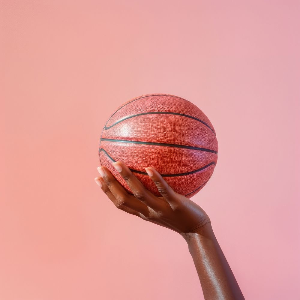 Basketball holding sports hand. AI generated Image by rawpixel.