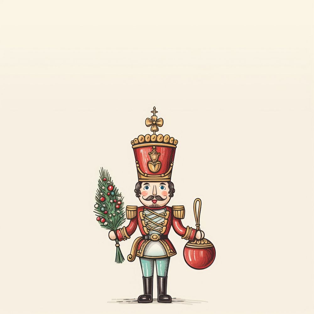Nutcracker ornament christmas representation celebration. AI generated Image by rawpixel.