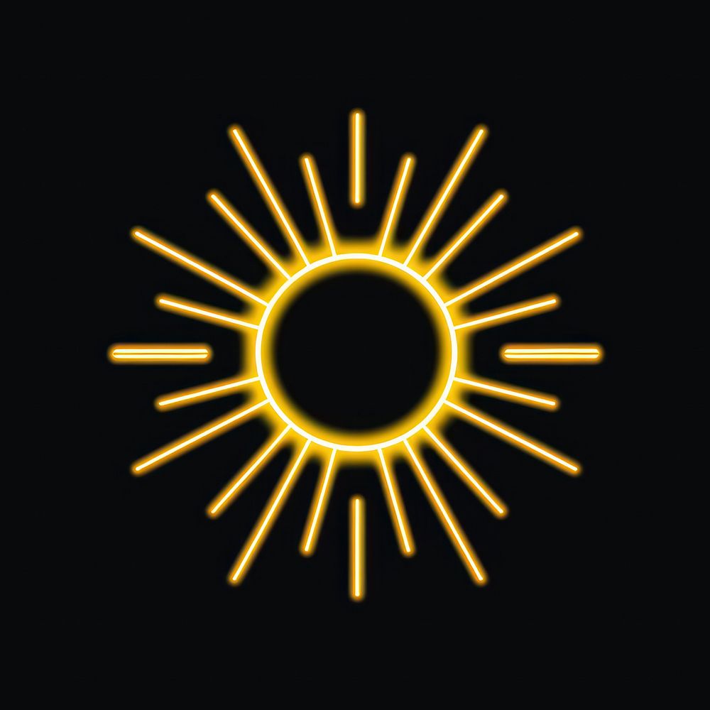 Sun astronomy yellow light. AI generated Image by rawpixel.