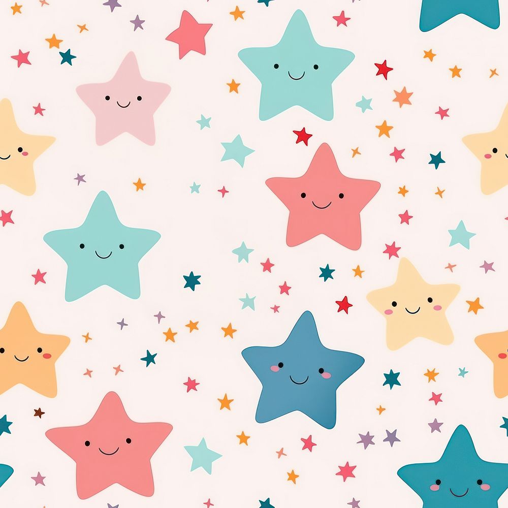 Star doodle pattern backgrounds constellation. AI generated Image by rawpixel.