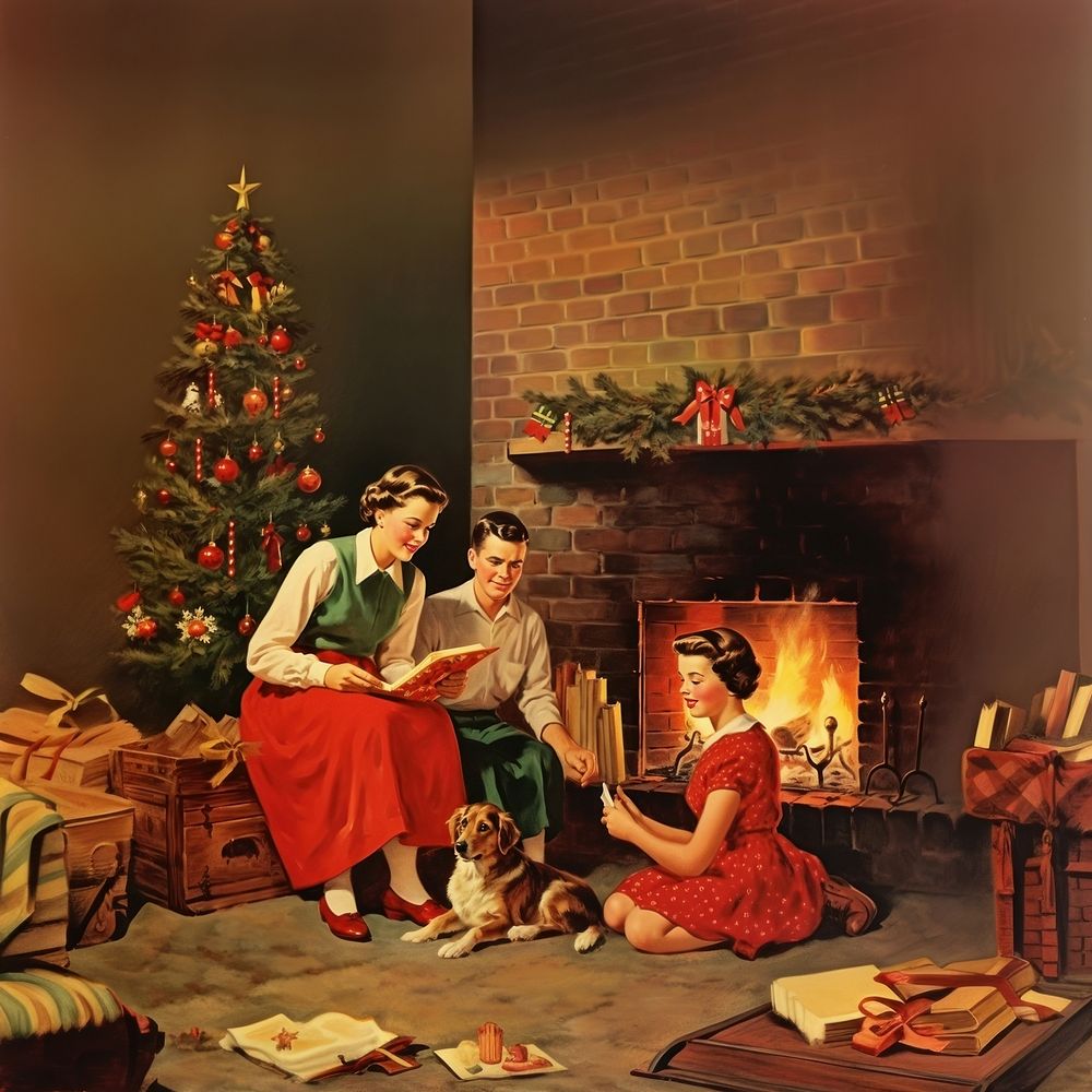 Christmas eve fireplace christmas hearth. 