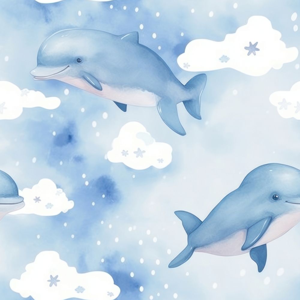 Dolphin dolphin animal backgrounds. AI generated Image by rawpixel.