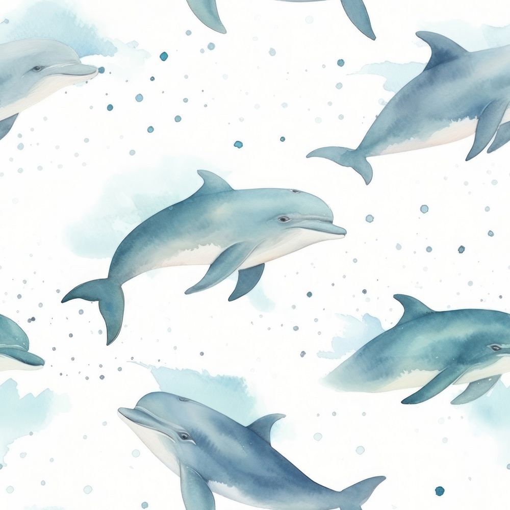 Dolphin dolphin animal backgrounds. AI generated Image by rawpixel.