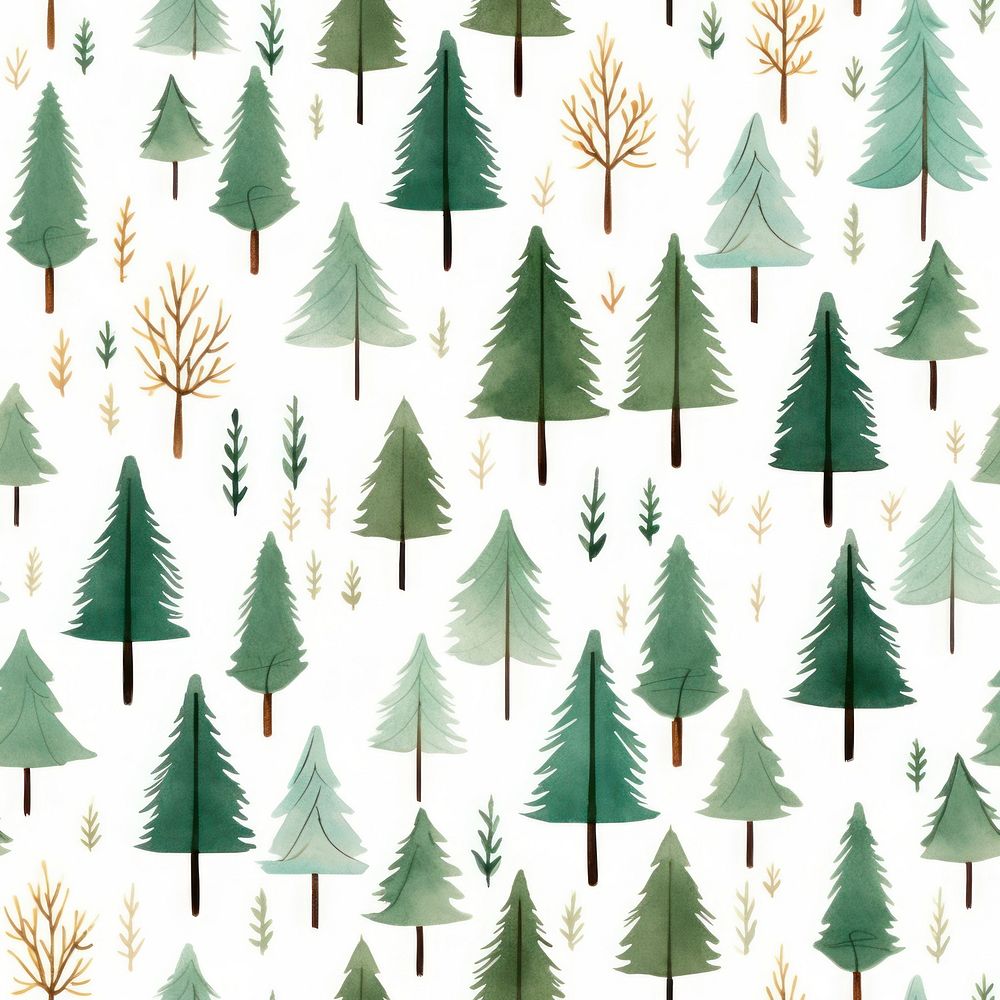 Pine tree backgrounds christmas wallpaper. AI generated Image by rawpixel.