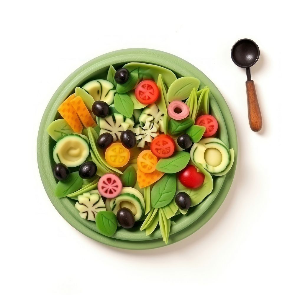 Salad food dish lunch. AI generated Image by rawpixel.