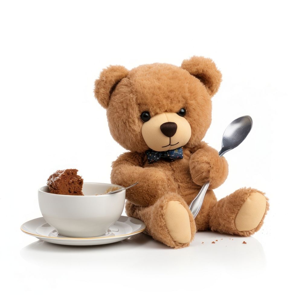 Spoon bear toy cup. 