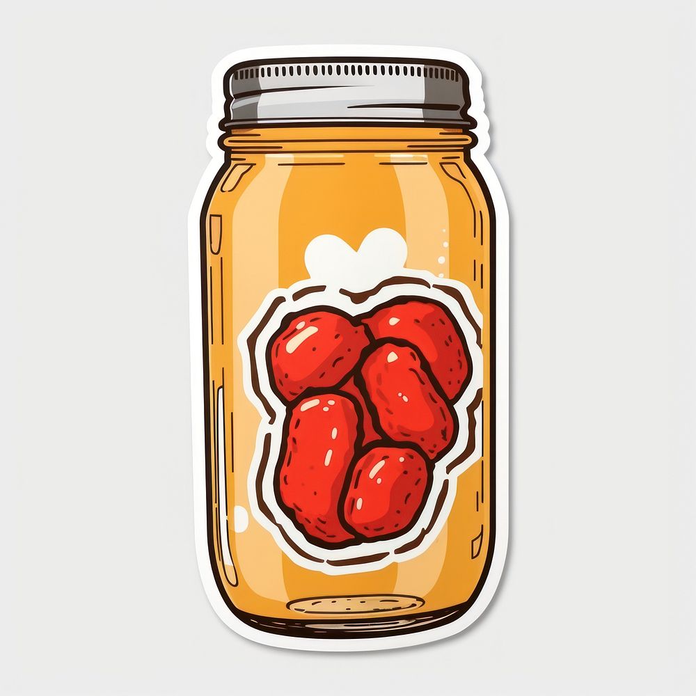 Peanut butter bottle food jar. AI generated Image by rawpixel.