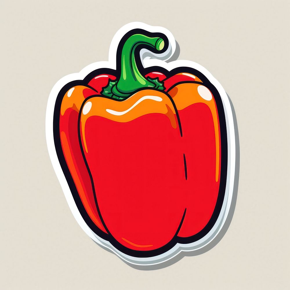 Pepper vegetable food creativity. AI generated Image by rawpixel.