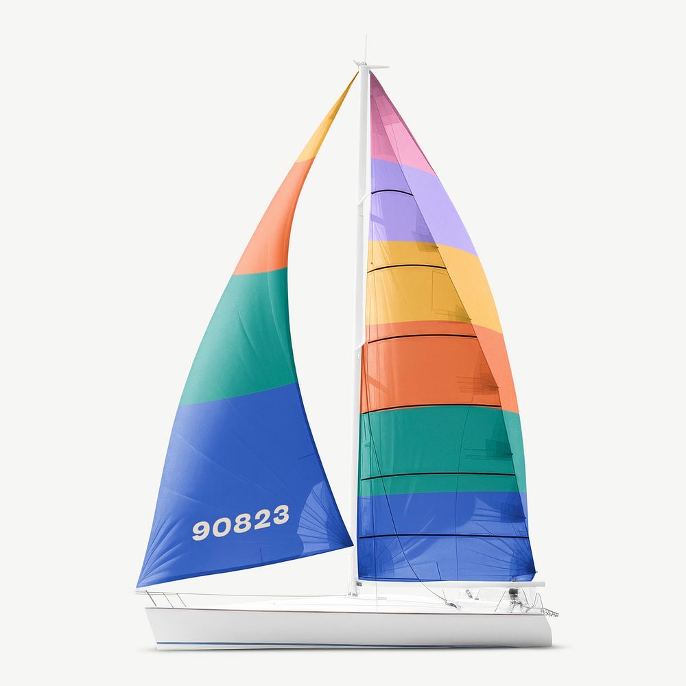 Sailing boat mockup, vehicle psd | Premium PSD Mockup - rawpixel