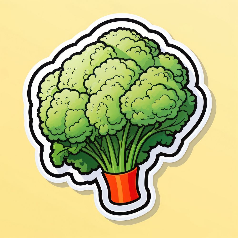 Salad vegetable broccoli plant food. AI generated Image by rawpixel.