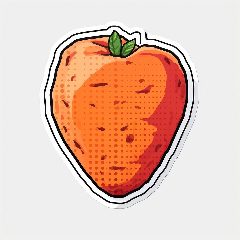 Sweet potato strawberry fruit food. AI generated Image by rawpixel.