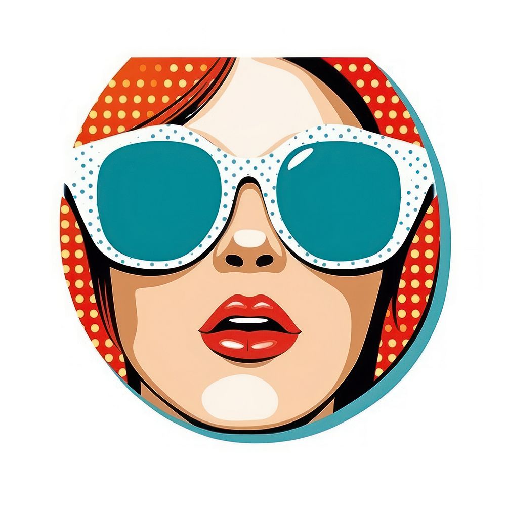 Sunglasses portrait white background accessories. AI generated Image by rawpixel.