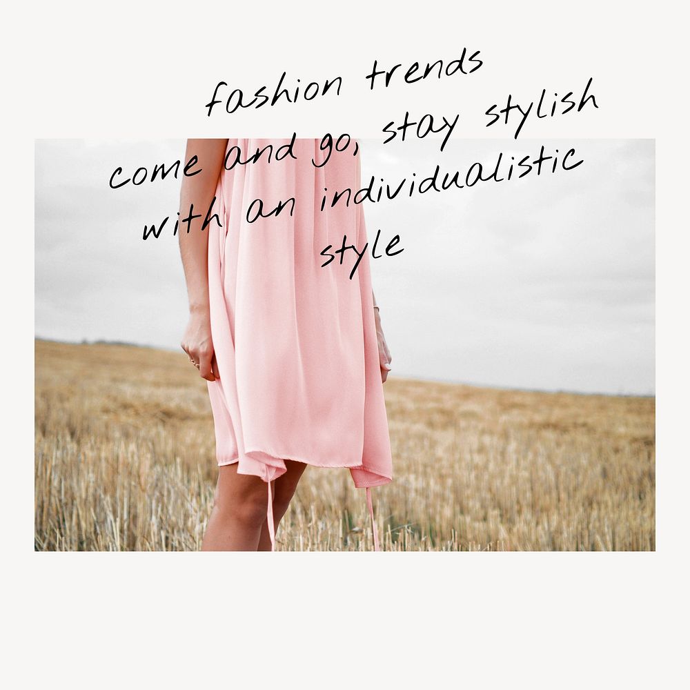 Fashion quote  Instagram post template