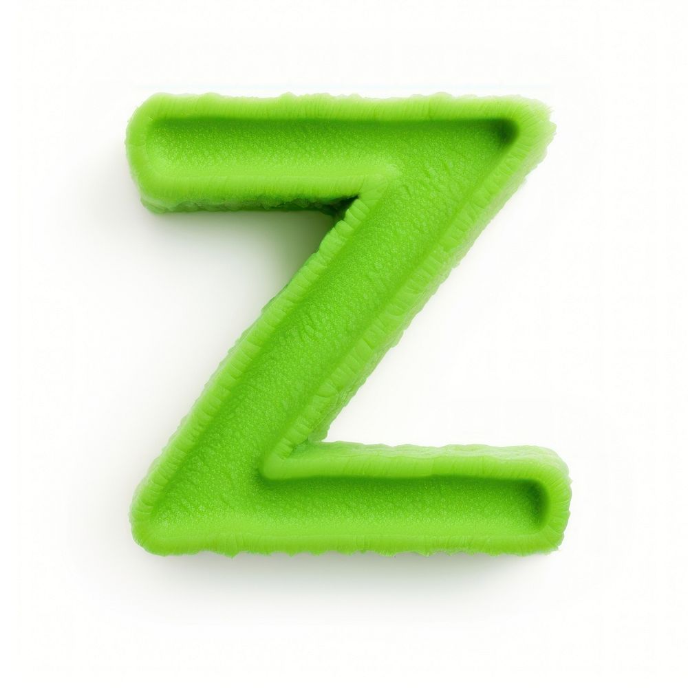 Lowercase Z letters plasticine text alphabet number. AI generated Image by rawpixel.