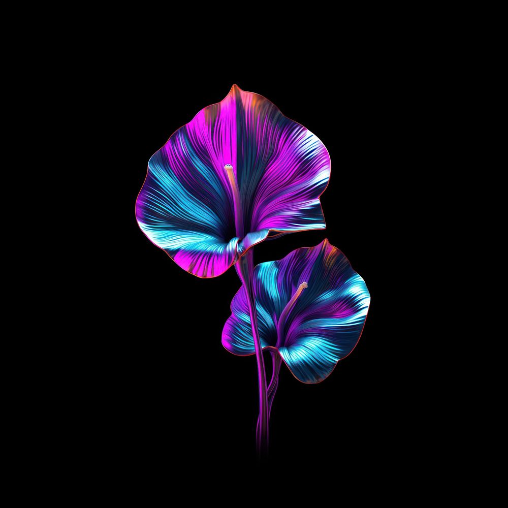 Flamingo Flower purple flower petal. AI generated Image by rawpixel.