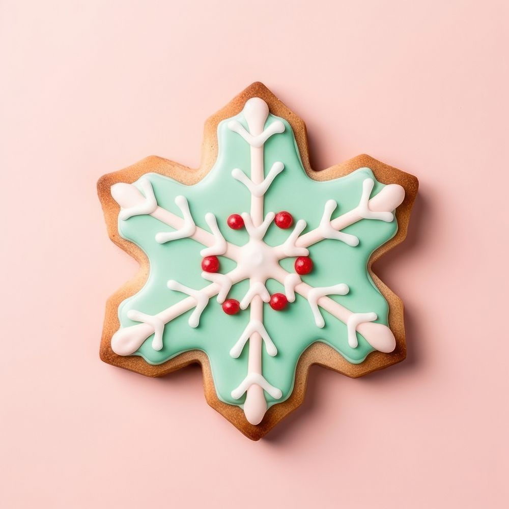 Colorful christmas cookie gingerbread dessert icing. AI generated Image by rawpixel.
