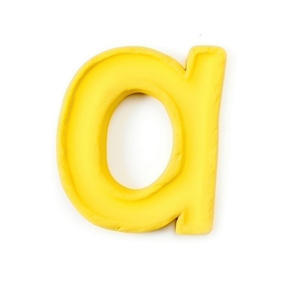 Plasticine Q letters number text yellow. AI generated Image by rawpixel.