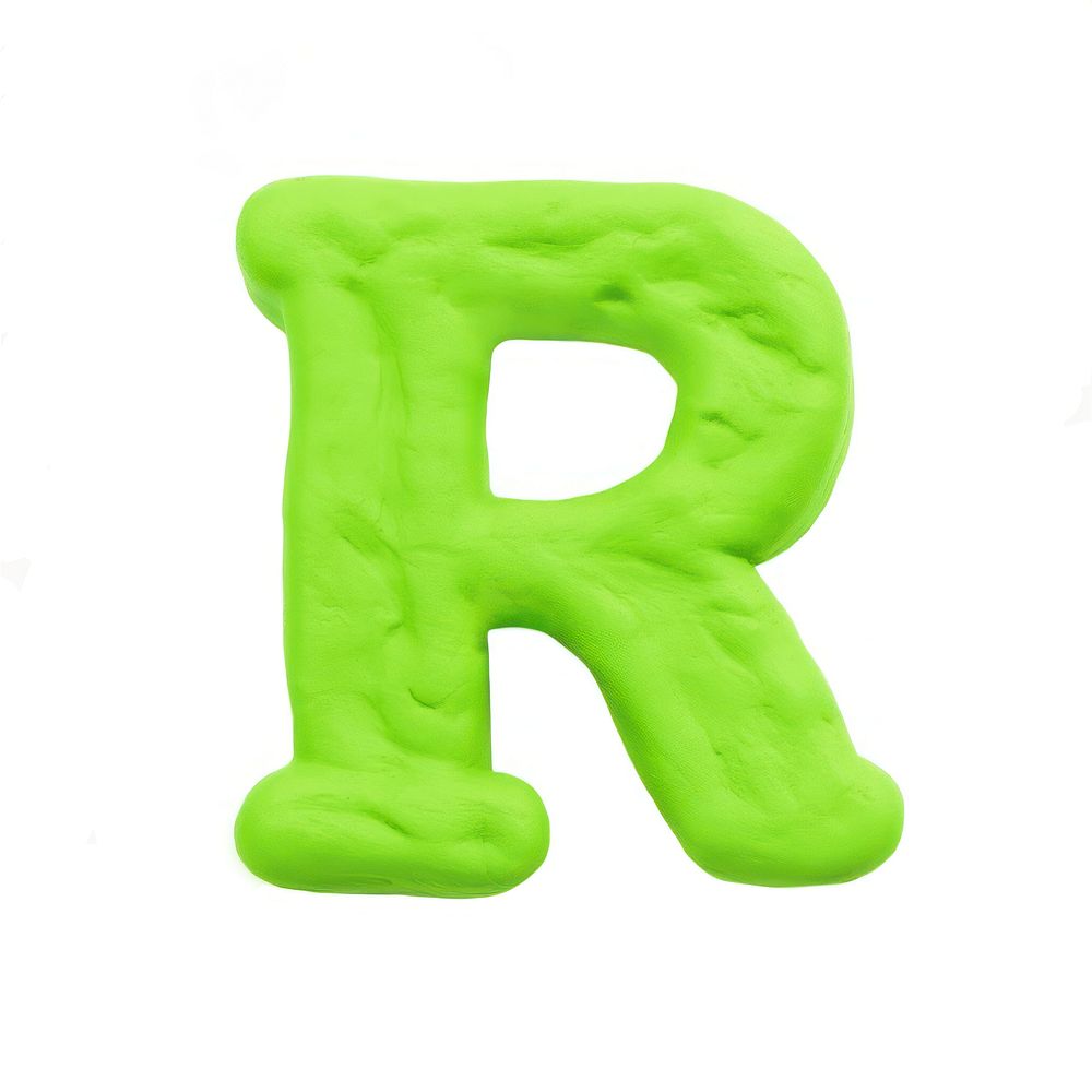 Plasticine r letters text number pink. AI generated Image by rawpixel.